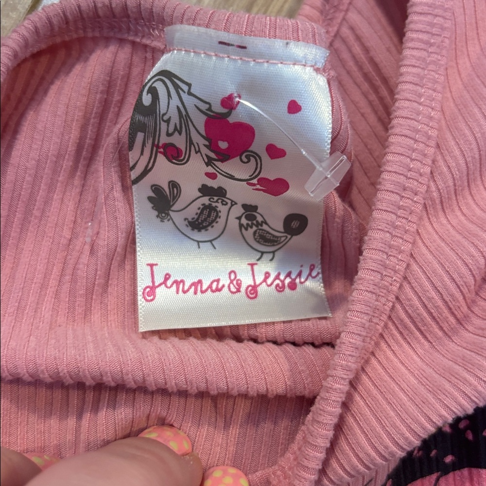 Pink Butterfly Kids Matching Set - Picture 3 of 8